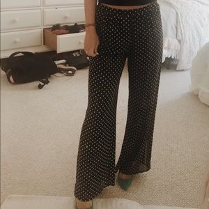 Black and white loose pants from BCBGeneration